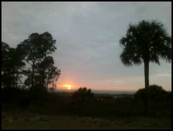 First Florida sunset of 2013