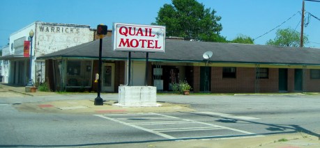 Driving by Quail Motel has been part of my back roads experience for over 45 years. I never see cars there!